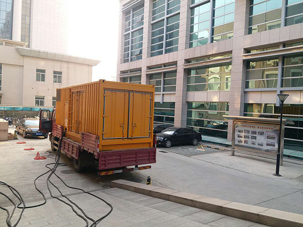 唐山开平县静音发电机出租案列